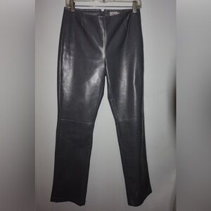 Calvin Klien pleather gray pants size 5